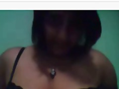 Chubby omegle teen shows huge tits!!