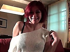 French redhead leeloo audition 