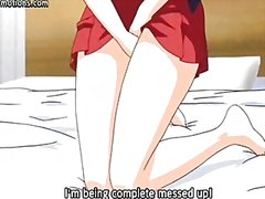 Anime gets round tits pleasured